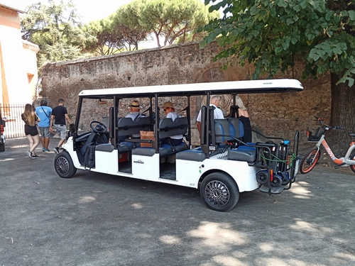 Roman Adventure in Golf Cart