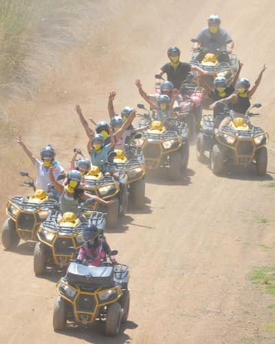 Guided tour in the Sierra de Mijas on a two-seater Quad for 1 or 2 people