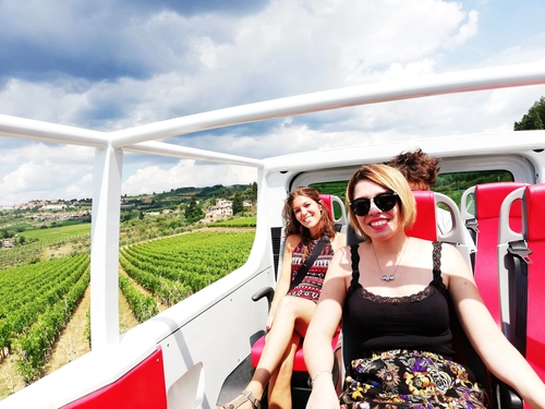 Chianti in Open Top Van