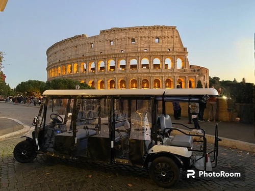 Rome Golf Cart by Night - Pizza and Gelato
